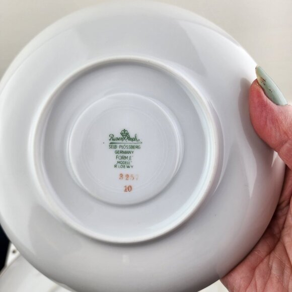 Rosenthal Geisha Lot of 6 Cups and 5 Saucers Bavaria Germany - Picture 3 of 9